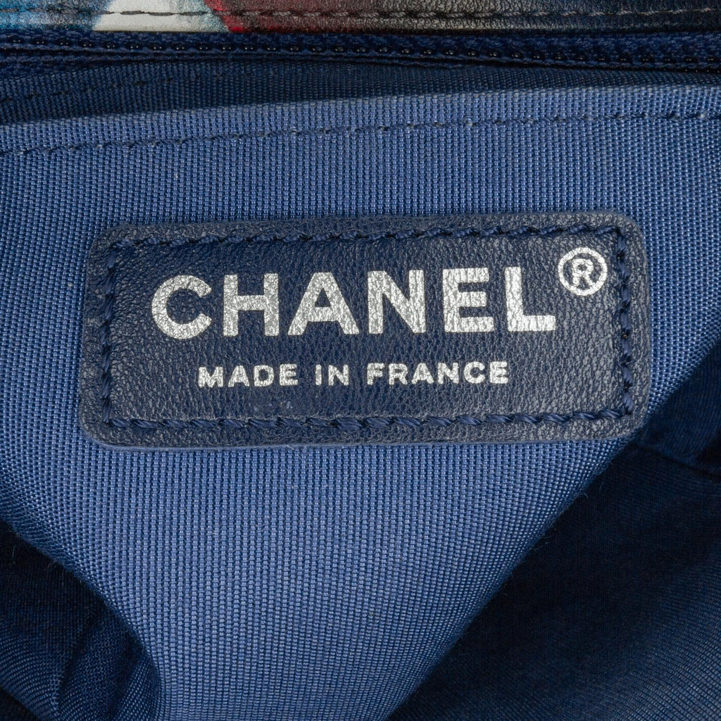 Chanel Mini Square Classic Printed Lambskin Airlines Flap