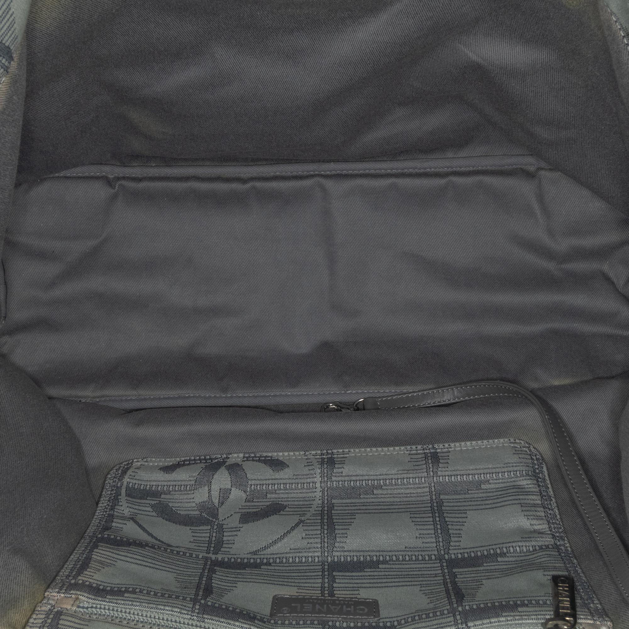 Chanel New Travel Line Bicolor Nylon Tote