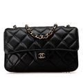 Chanel Nylon Graffiti Foldable Shopping Tote in Caviar Flap (SHG-HcnFTW)