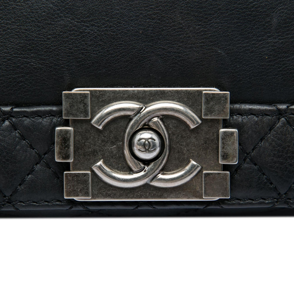Chanel Old Medium Lambskin Boy Reverso Flap