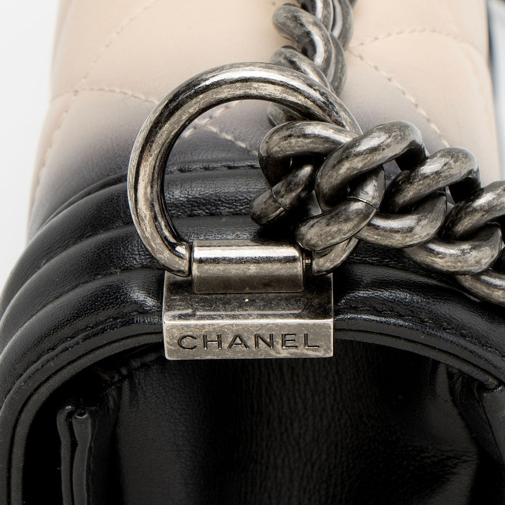 Chanel Ombre Lambskin New Medium Boy Bag