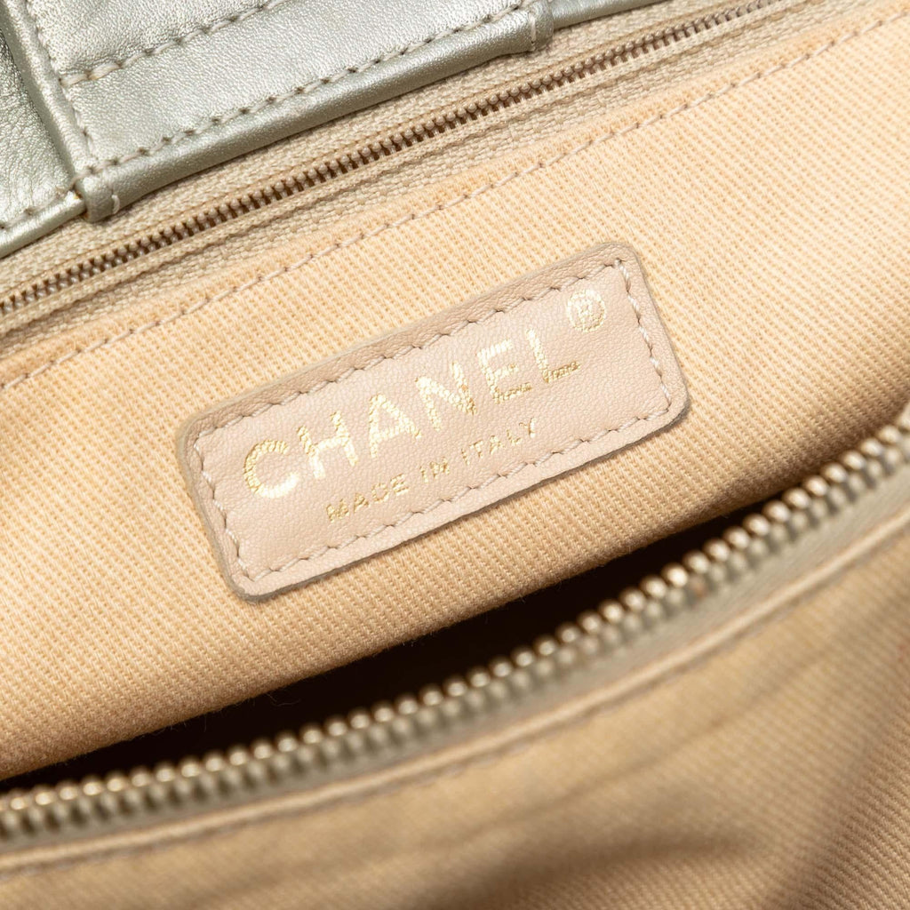 Chanel Perforated Metallic Calfskin Up In The Air Tote