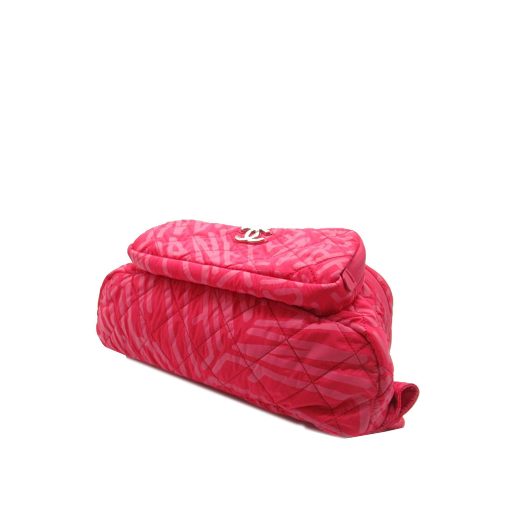 Chanel Printed Nylon Coco Neige Convertible Backpack (SHG-iSeoxZ)