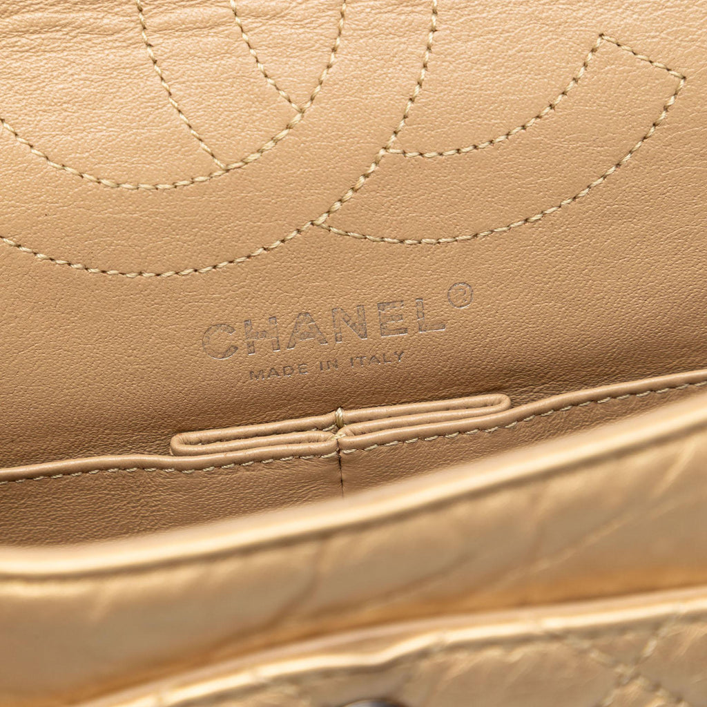 Chanel Quilted Aged Calfskin Reissue 2.55 Double Flap 225