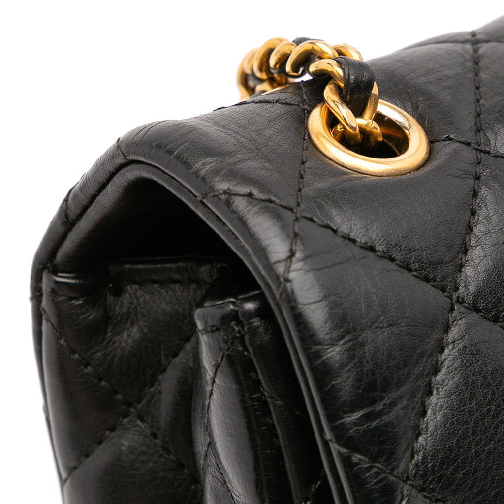 Chanel Quilted Calfskin Rock The Corner Flap
