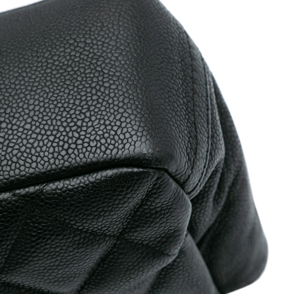 Chanel Quilted Iridescent Caviar Lady Pearly Flap