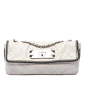 Chanel Quilted Lambskin East West Mademoiselle Flap