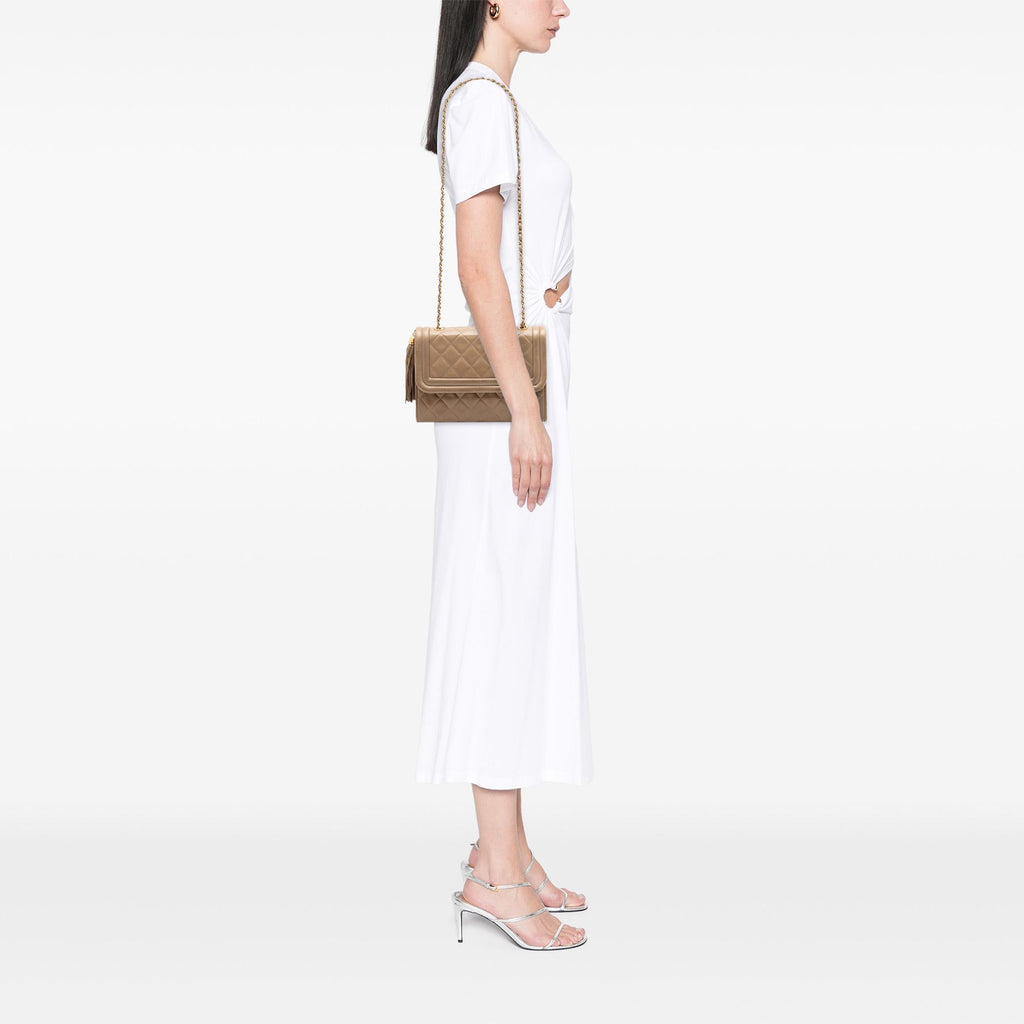 Chanel Quilted Lambskin Tassel Flap