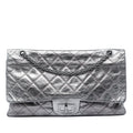 Chanel Quilted Metallic Aged Calfskin Reissue 2.55 Double Flap 227