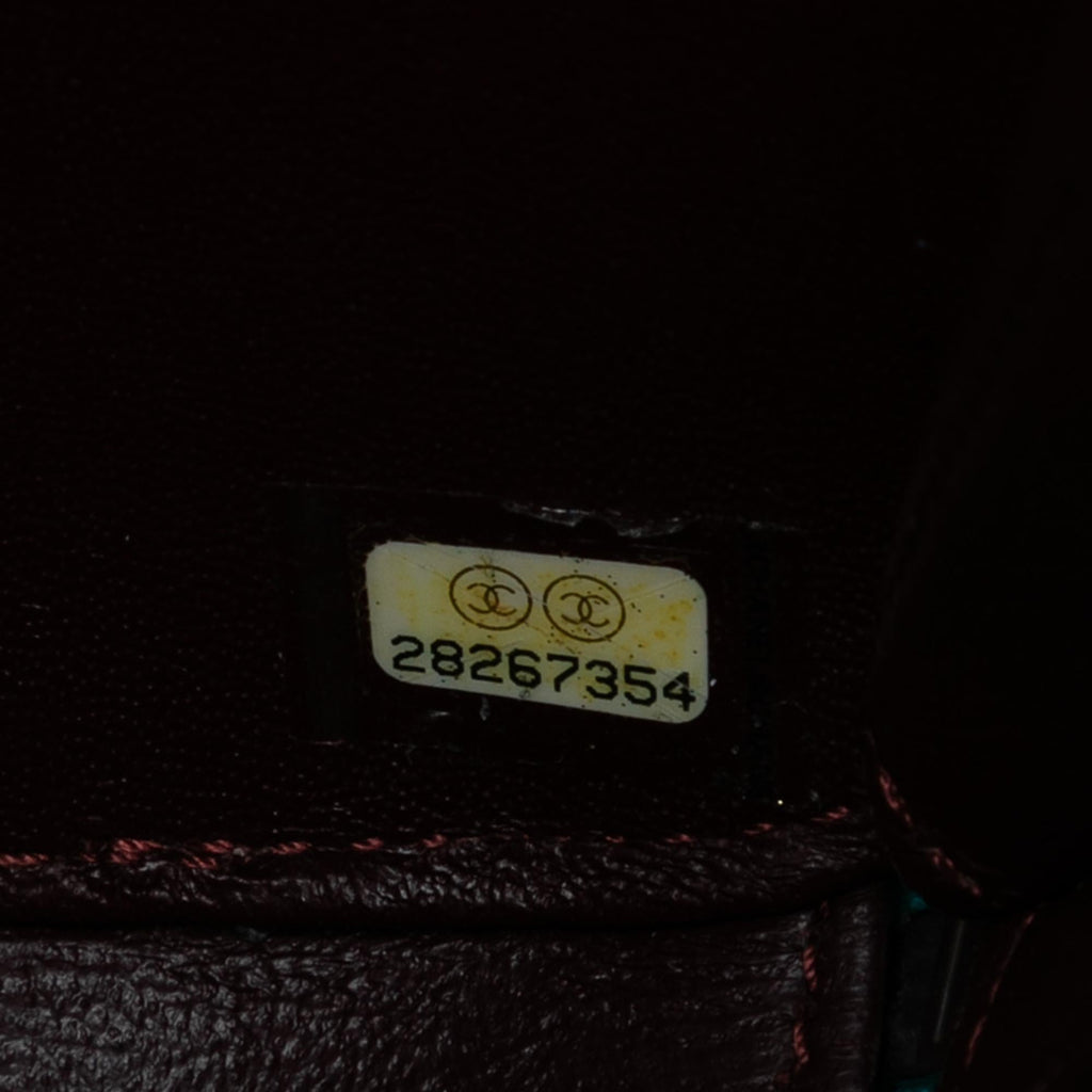 Chanel Quilted Metallic Caviar Rainbow Hardware Oval Camera Bag