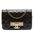 Chanel Quilted Patent Golden Class Wallet on Chain