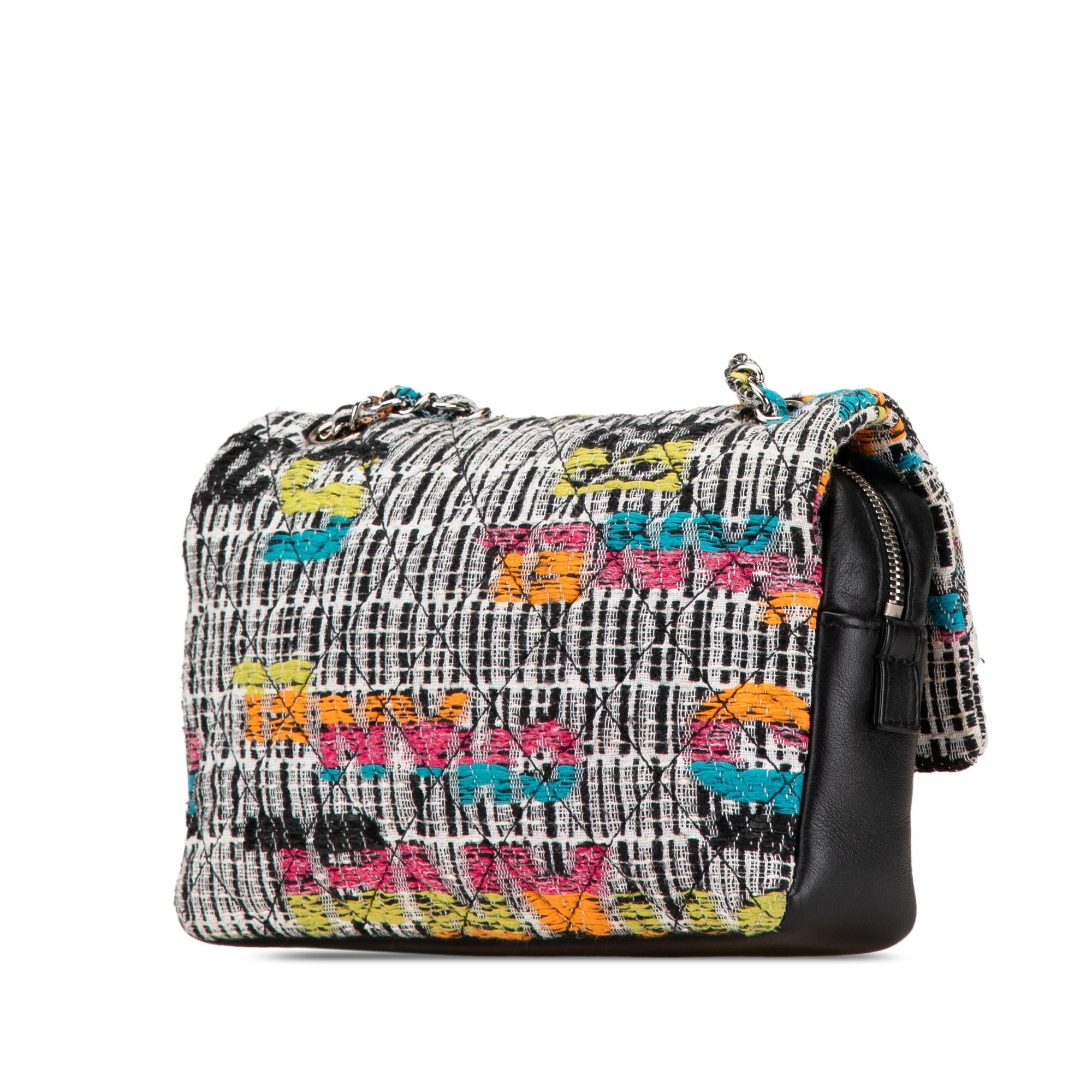 Chanel Quilted Tweed Fantasy Easy Flap