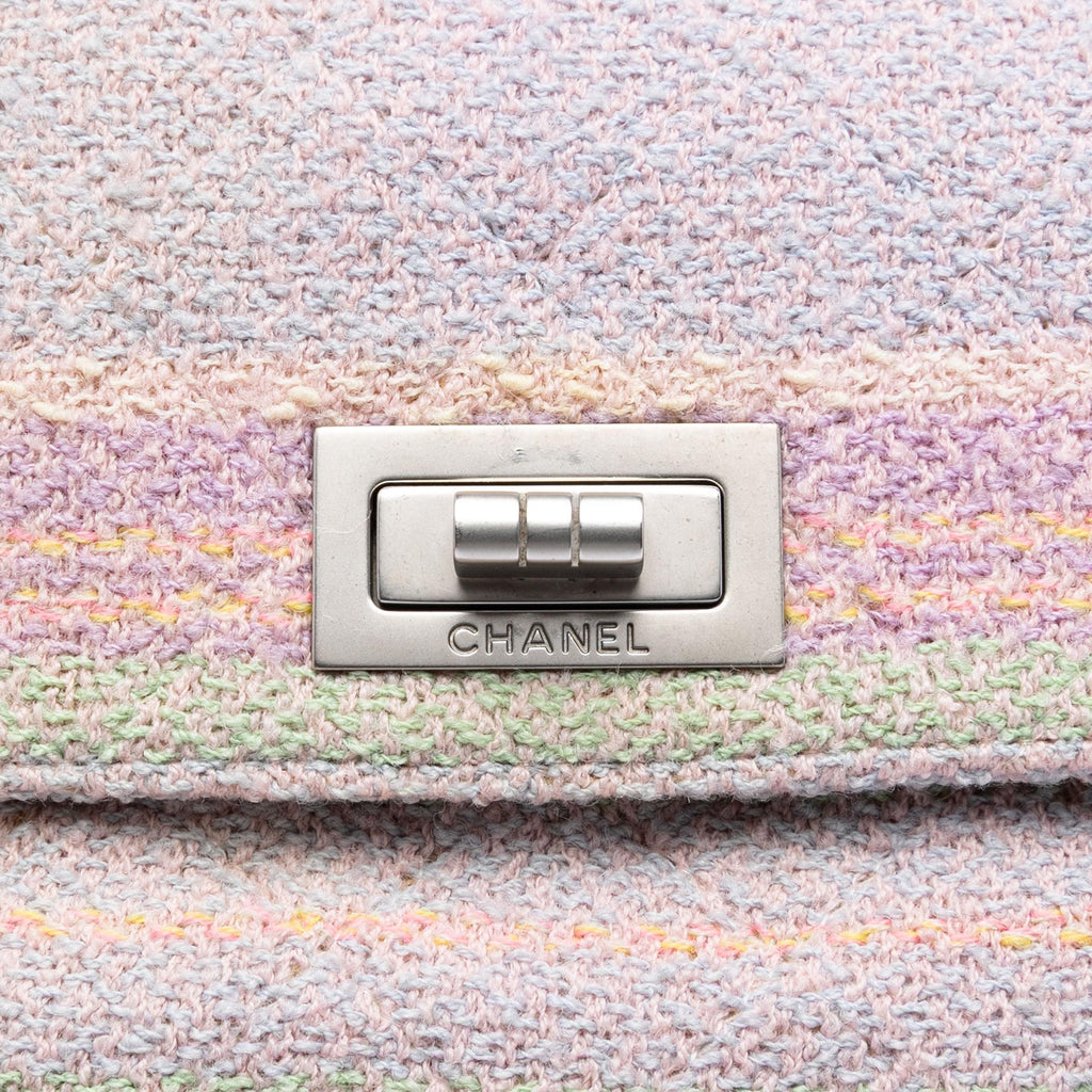 Chanel Quilted Tweed Reissue 2.55 Single Flap 225