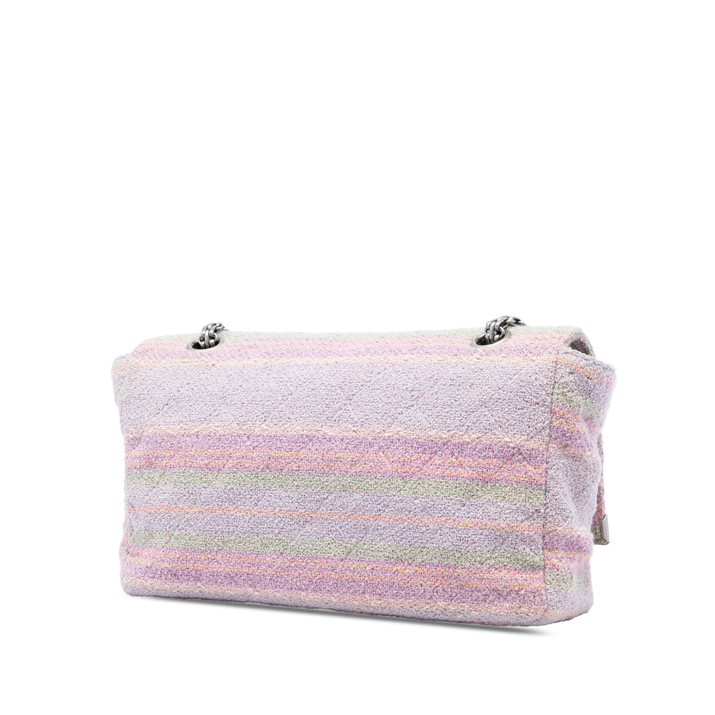 Chanel Quilted Tweed Reissue 2.55 Single Flap 225