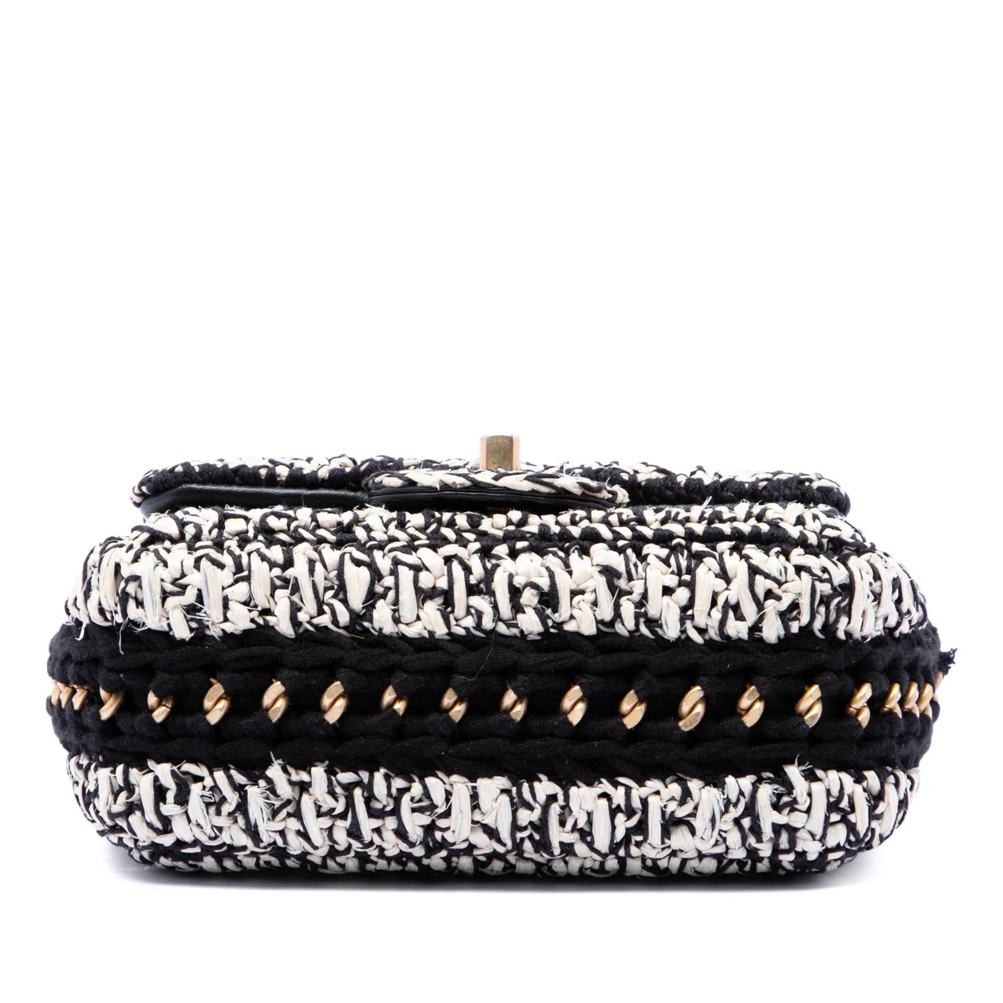 Chanel Raffia Braided with Love Flap
