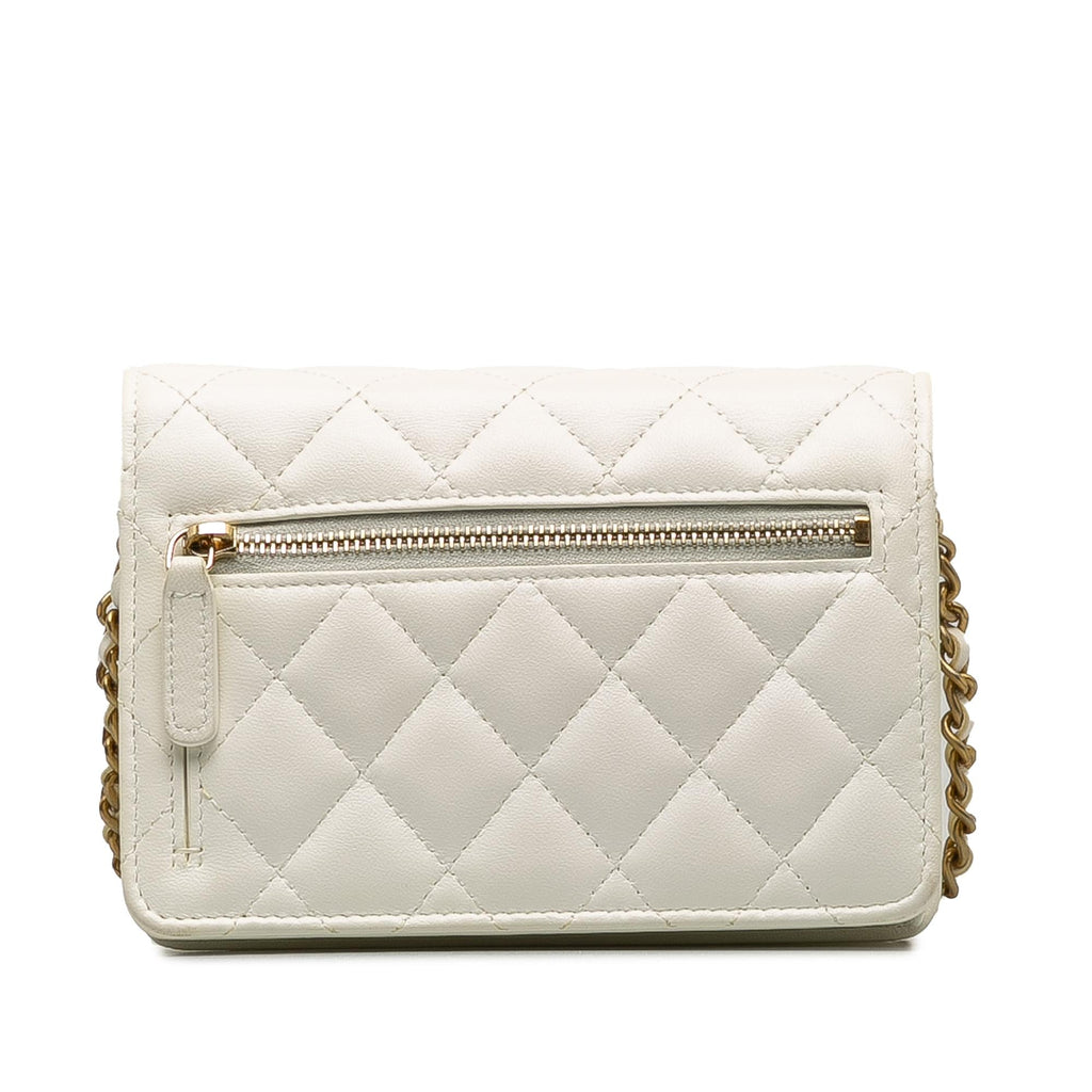 Chanel Romance Lambskin Wallet On Chain