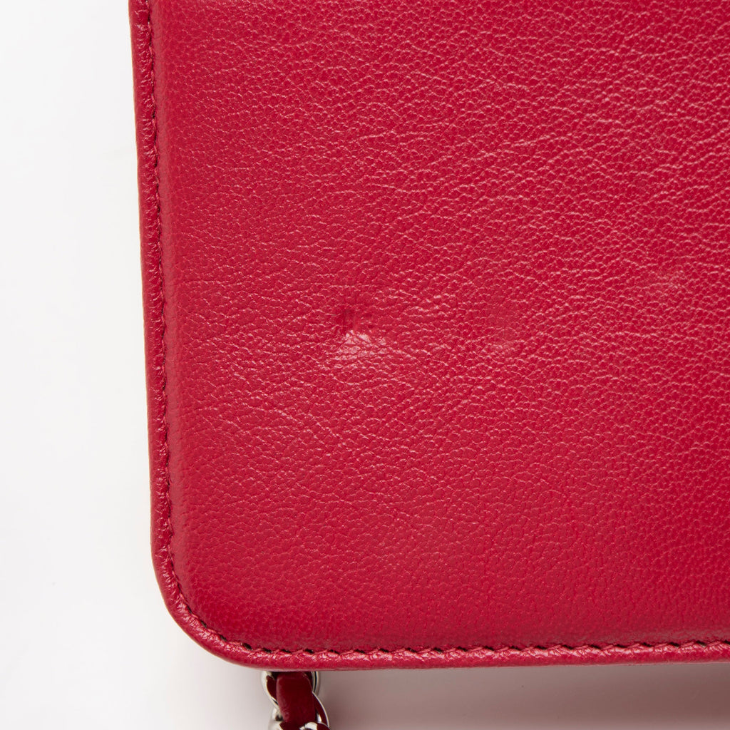 Chanel Sheepskin Mademoiselle Vintage Wallet on Chain
