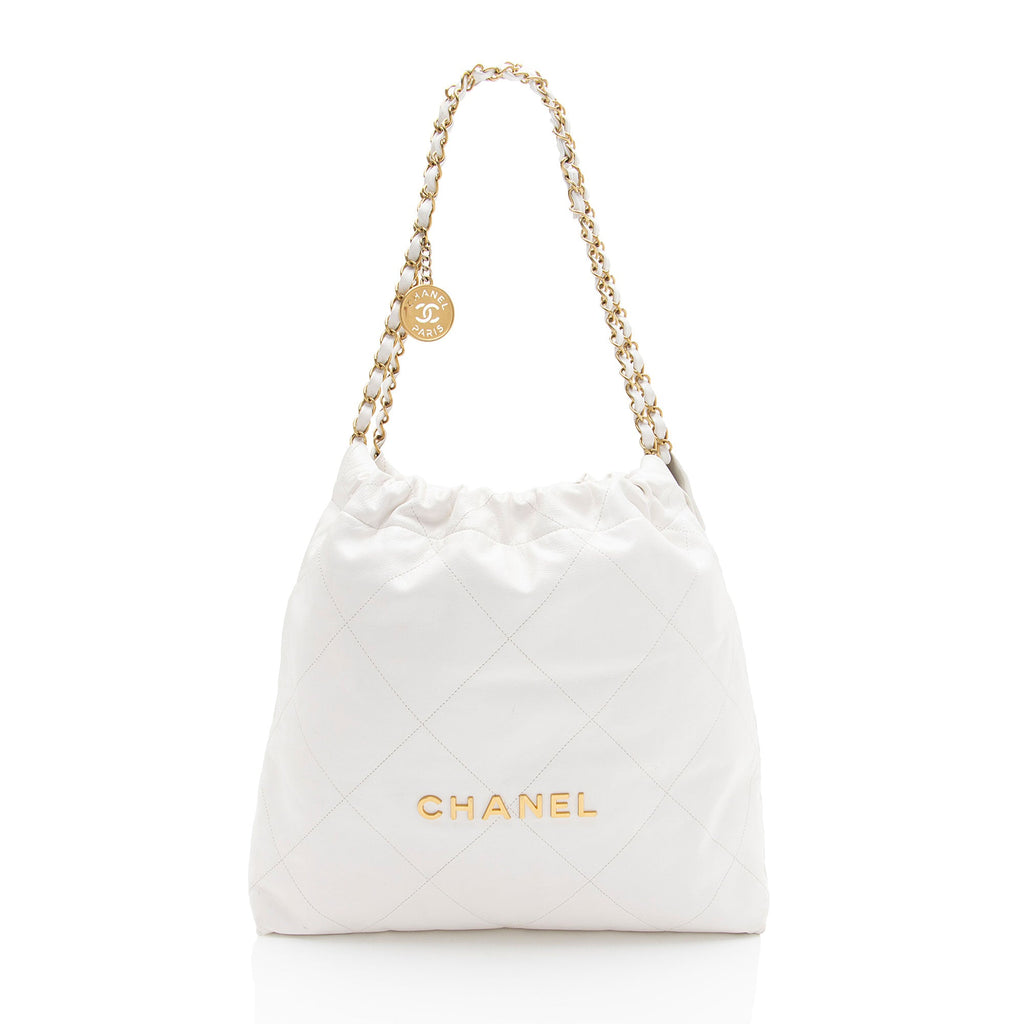Chanel Shiny Calfskin Chanel 22 Medium Shoulder Bag