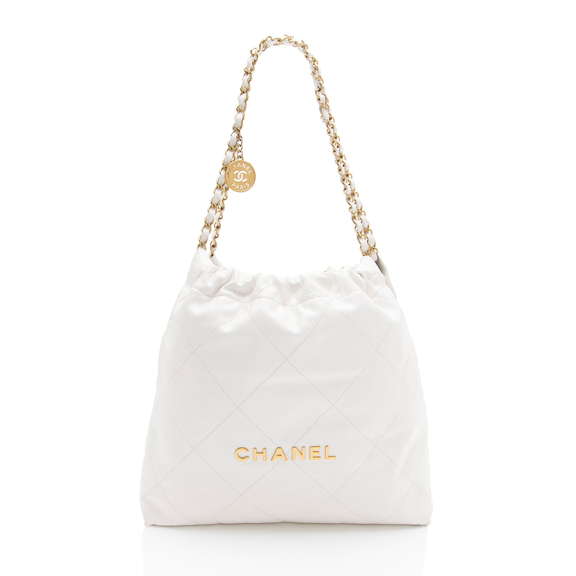 Chanel Shiny Calfskin Chanel 22 Medium Shoulder Bag