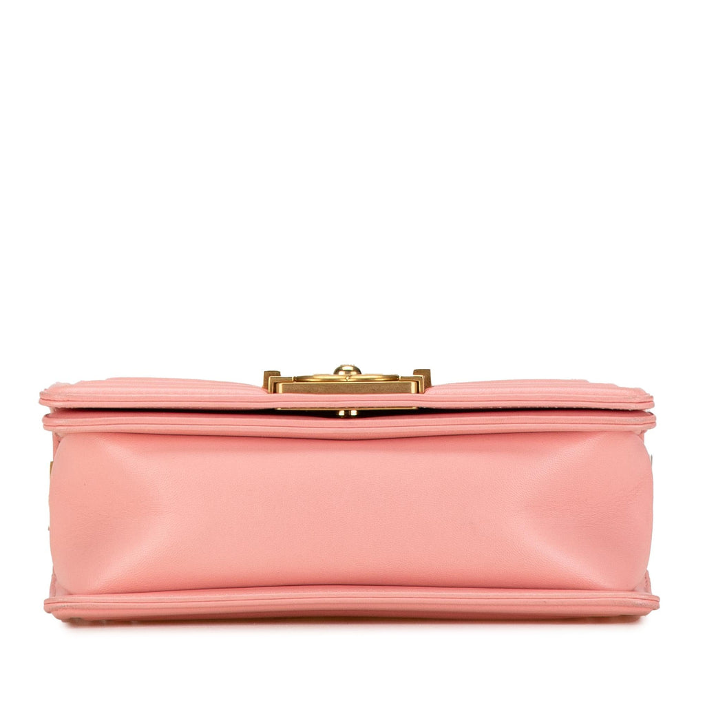 Chanel Small Braided Chevron Boy Flap (SHG-f3tD92)