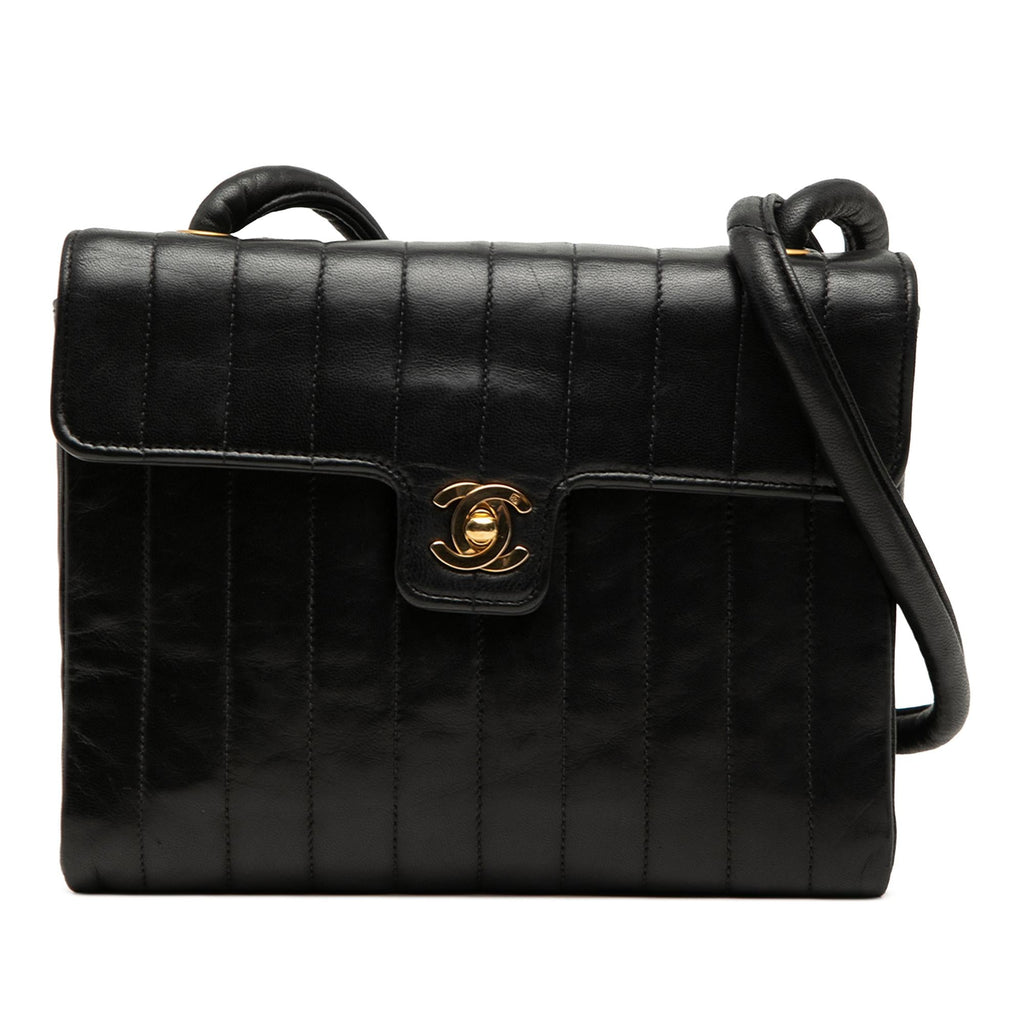 Chanel Small CC Vertical Quilted Lambskin Single Flap