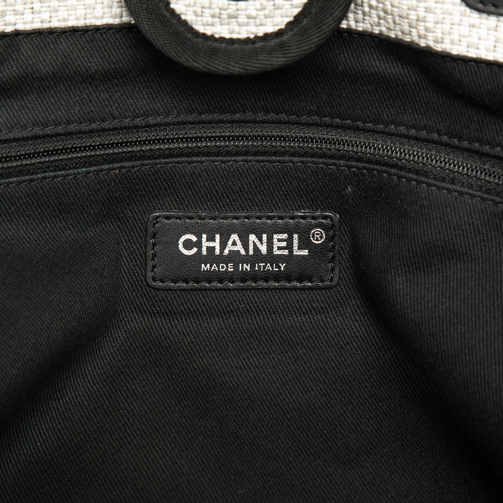 Chanel Small Canvas Deauville Tote