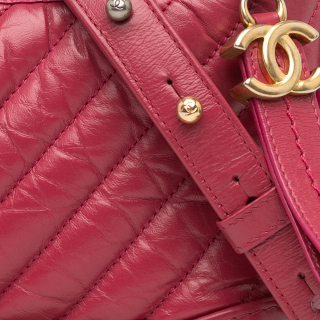 Chanel Small Chevron Aged Calfskin Gabrielle Crossbody