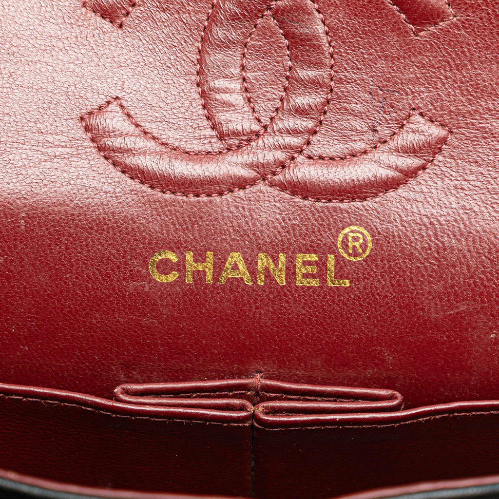 Chanel Small Classic Lambskin Double Flap (SHG-4PLN3c)