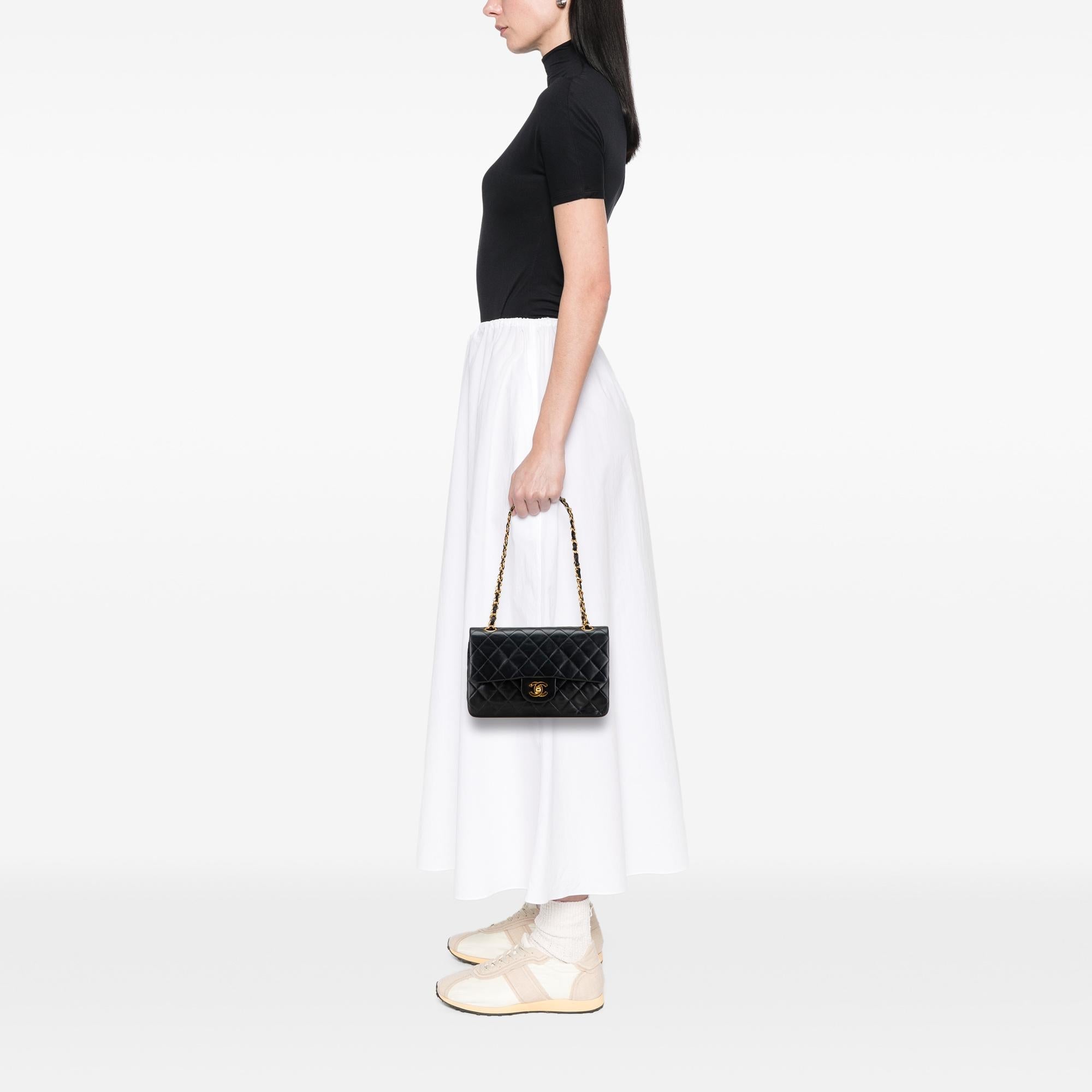 Chanel Small Classic Lambskin Double Flap