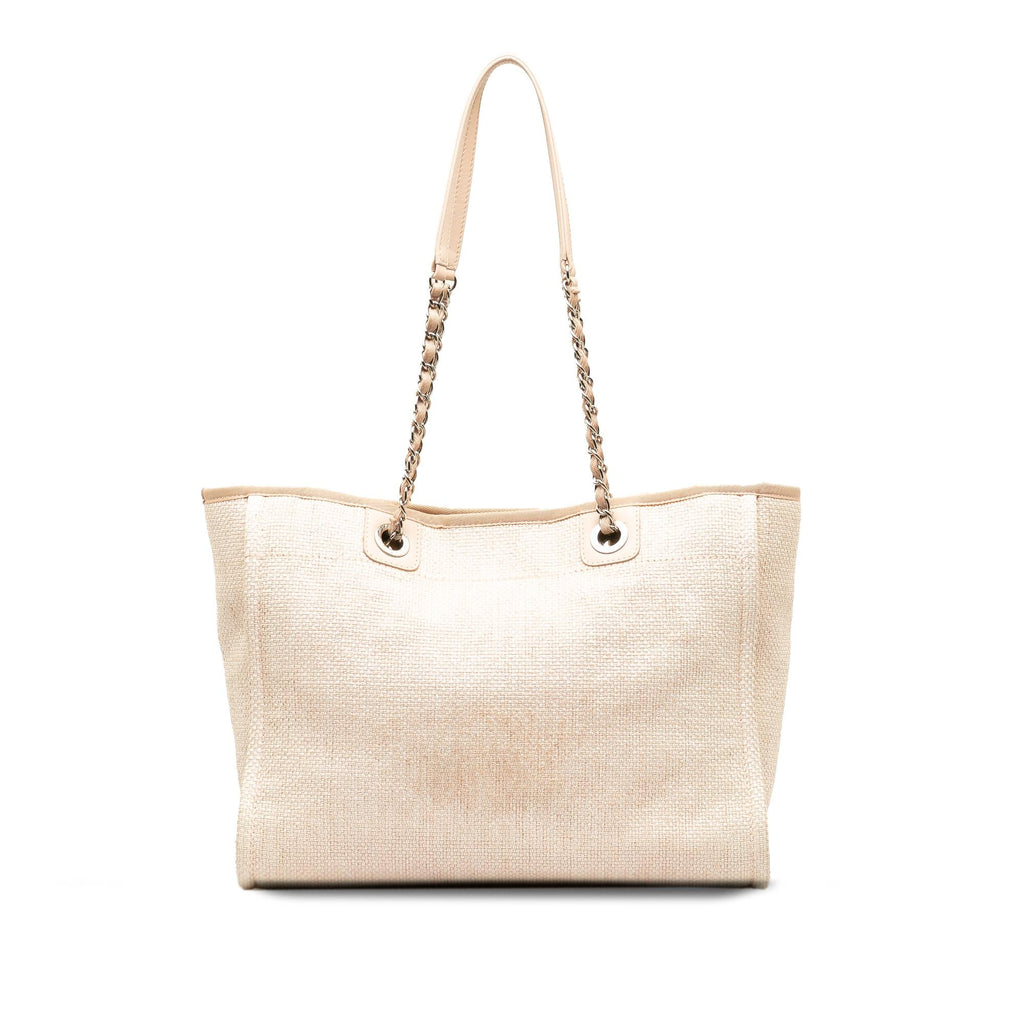 Chanel Small Deauville Tote Bag (SHG-PwaxUa)