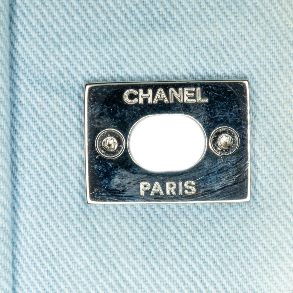 Chanel Small Denim Canebiers Net Flap (SHG-tufAIi)