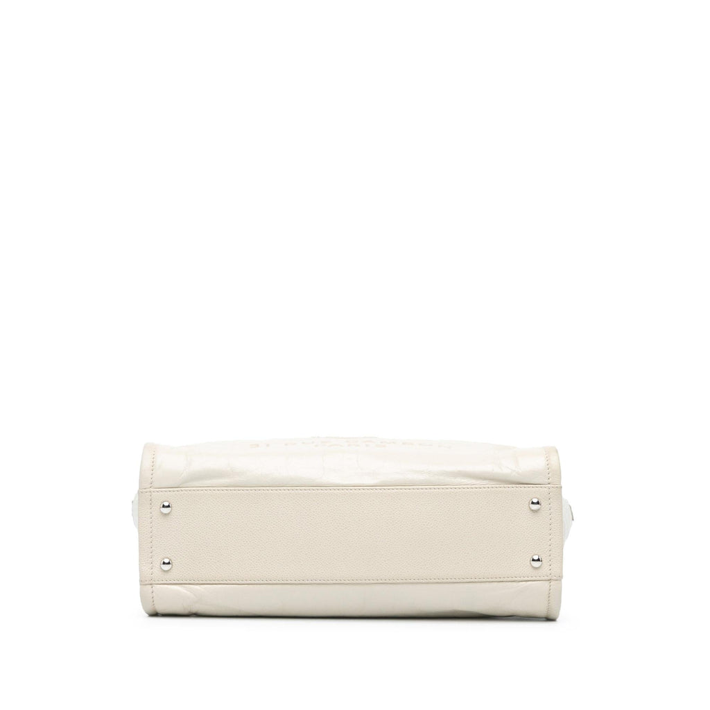 Chanel Small Glazed Calfskin Deauville Tote (SHG-QE8xIp)