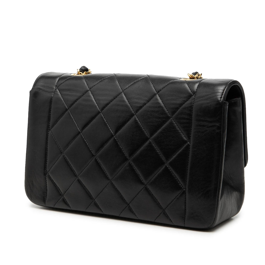 Chanel Small Lambskin Diana Flap
