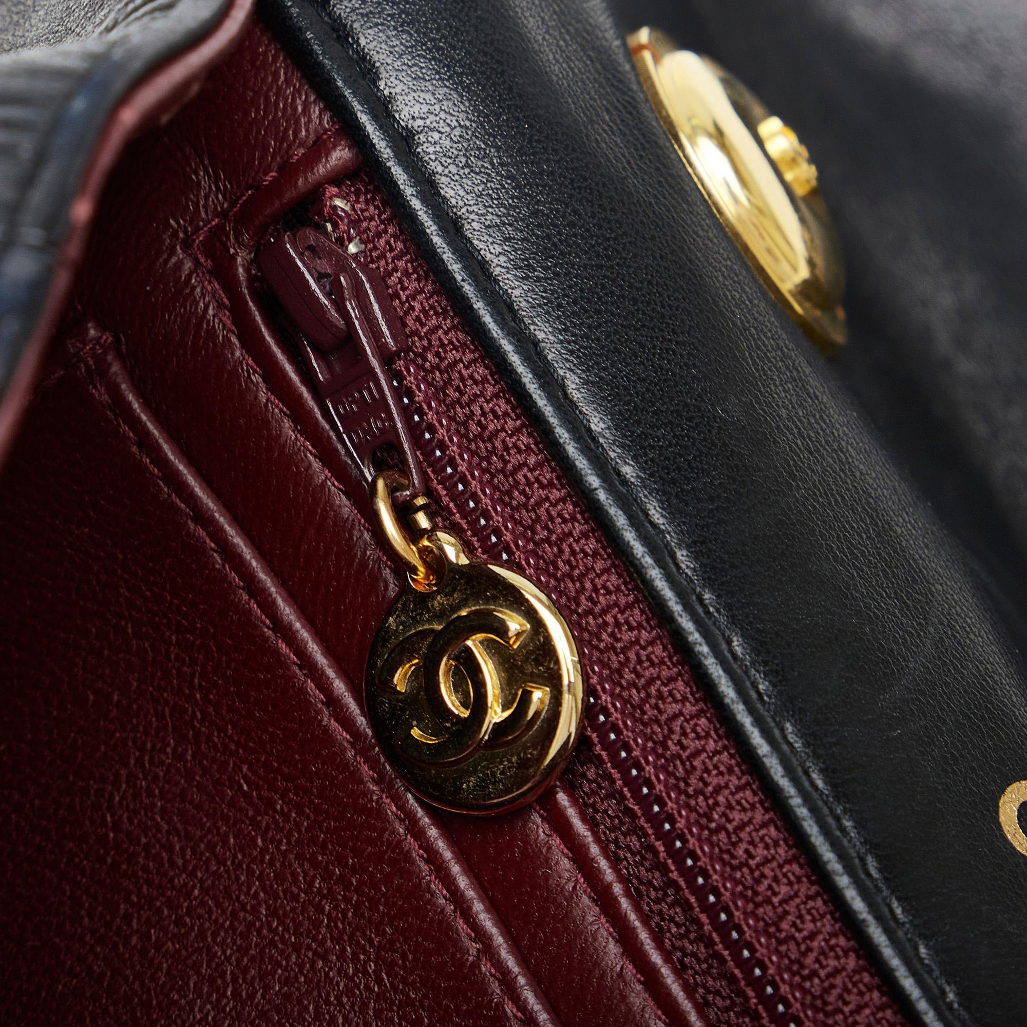 Chanel Small Lambskin Kelly Top Handle Bag (SHG-LKG1nz)