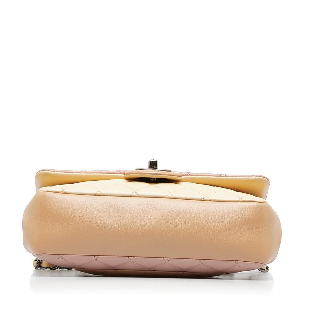 Chanel Small Lambskin Tricolor Single Flap (SHG-S9mL1J)