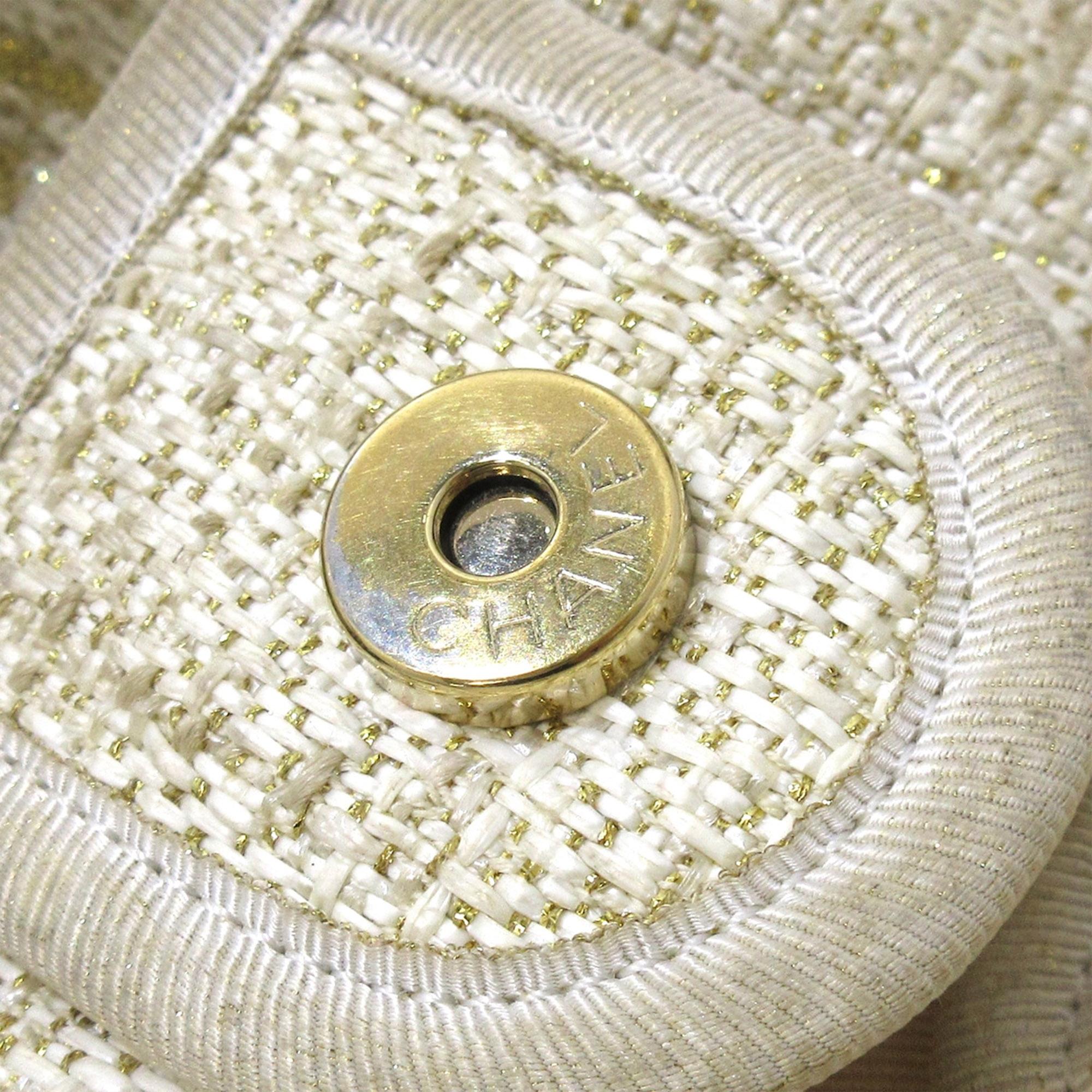 Chanel Small Lurex Boucle Deauville Tote (SHG-8lEXrU)