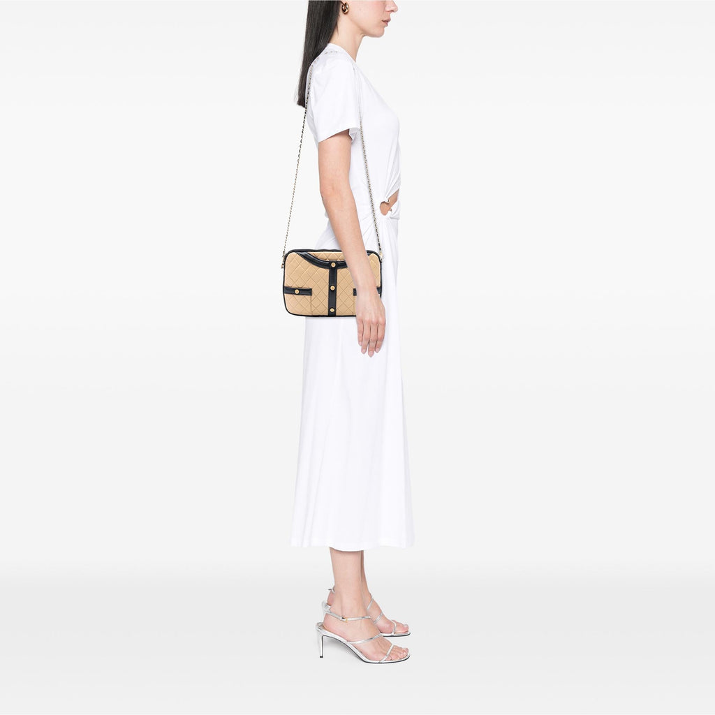 Chanel Small Quilted Lambskin Girl Clutch on Chain
