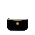 Chanel Small Quilted Velvet Medallion Zip Pouch