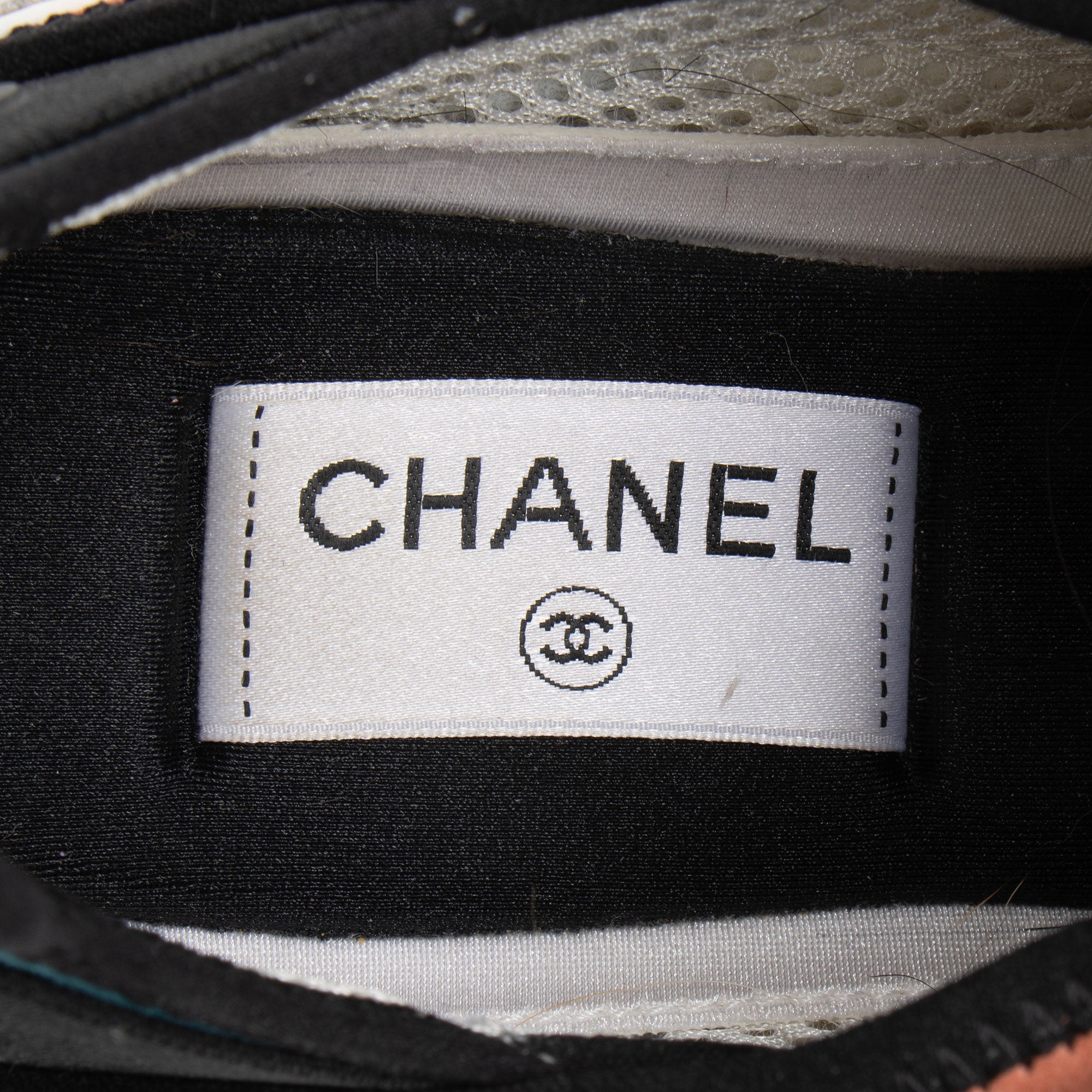Chanel Suede Mesh CC Cap Toe Sneakers - Size 7.5 / 37.5
