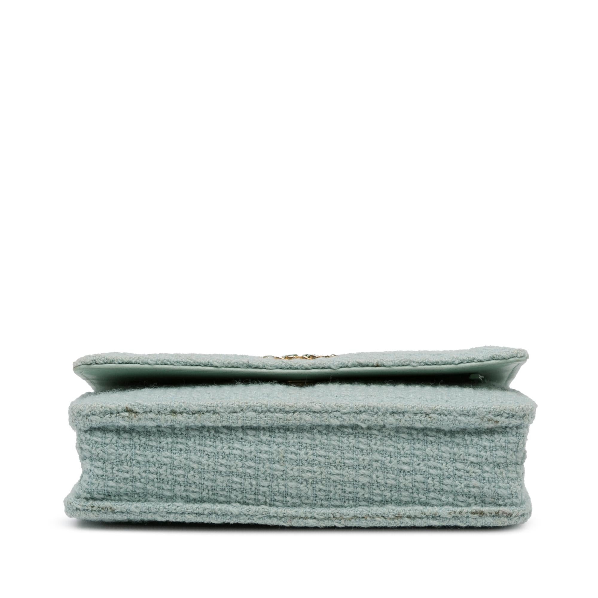 Chanel Tweed 19 Wallet On Chain (SHG-kQew8n)