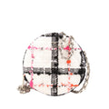 Chanel Tweed Round Clutch with Chain (SHG-jox5Cf)