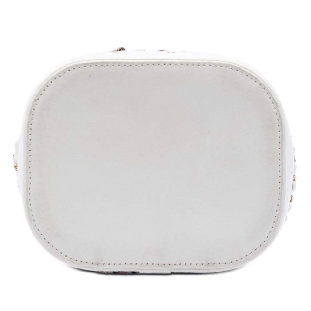 Chanel Tweed and Lambskin Vanity Cosmetic Case