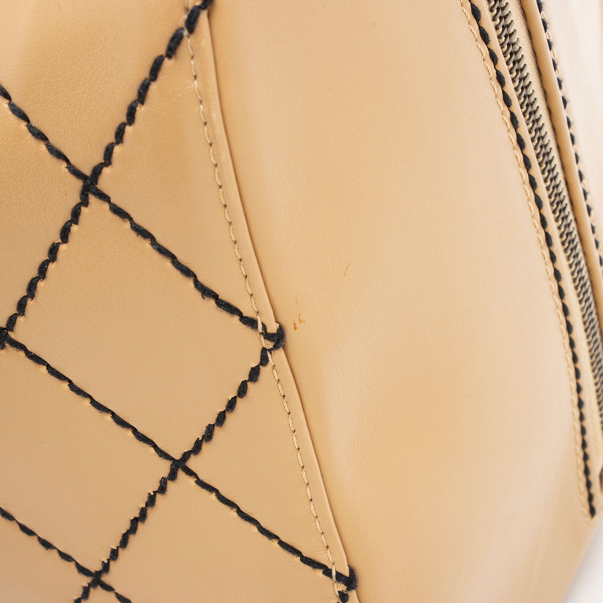 Chanel Vintage Calfskin Wild Stitch Duffle