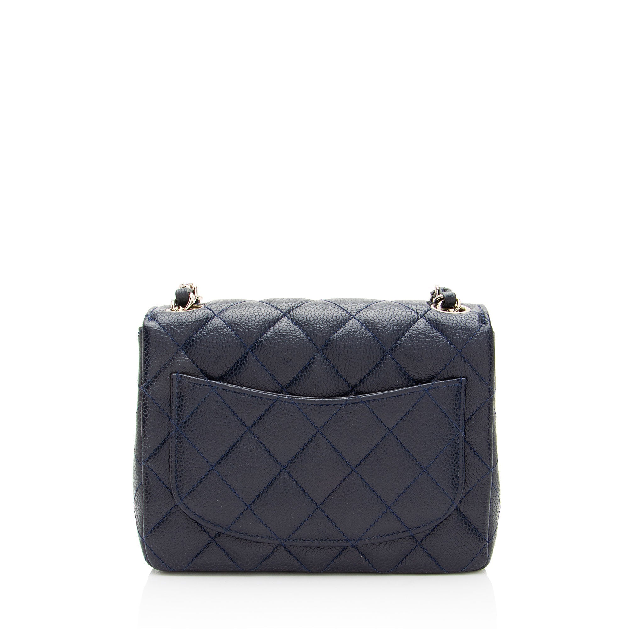 Chanel Vintage Caviar Classic Square Mini Flap Bag