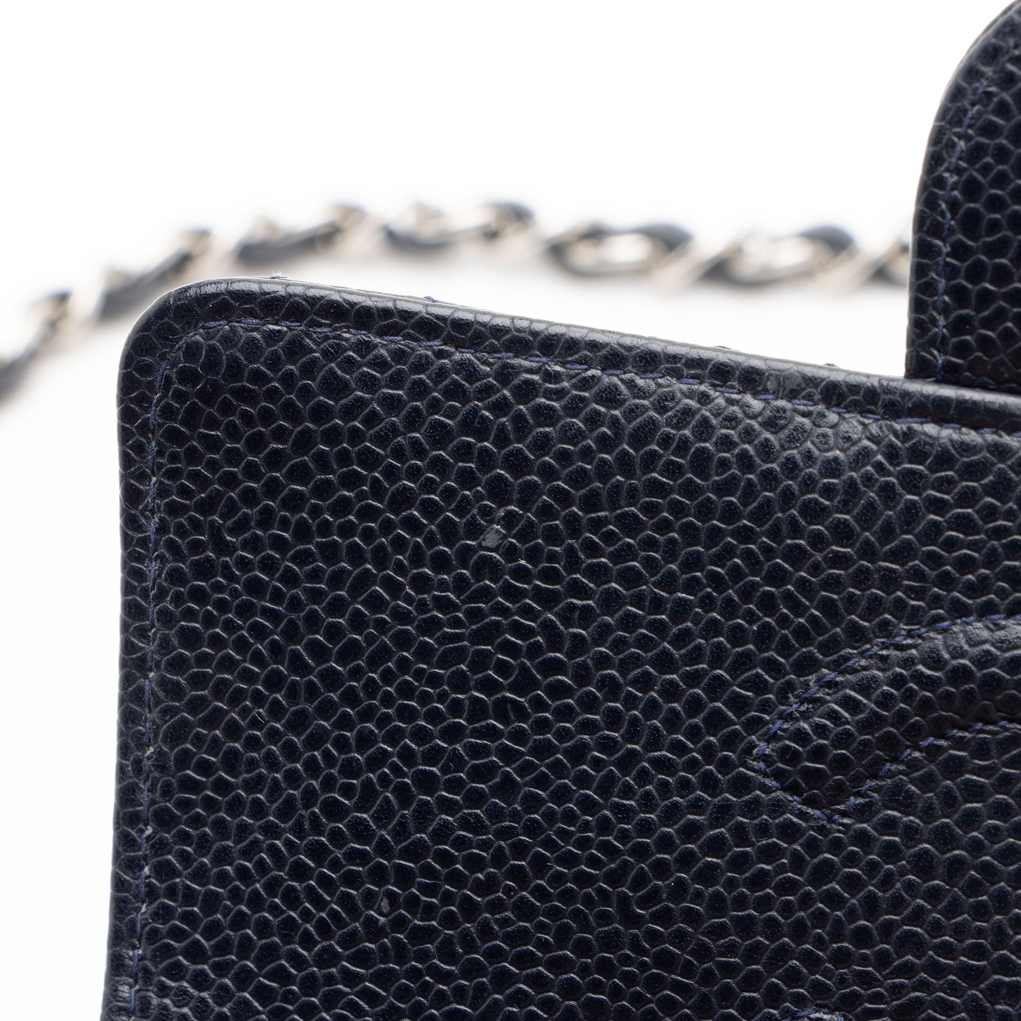Chanel Vintage Caviar Classic Square Mini Flap Bag