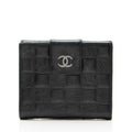 Chanel Vintage Embossed Lambskin Lucky Symbols French Purse Wallet