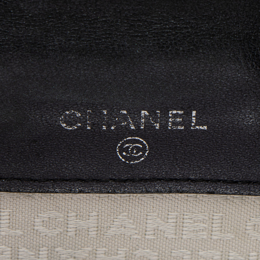 Chanel Vintage Embossed Lambskin Lucky Symbols French Purse Wallet