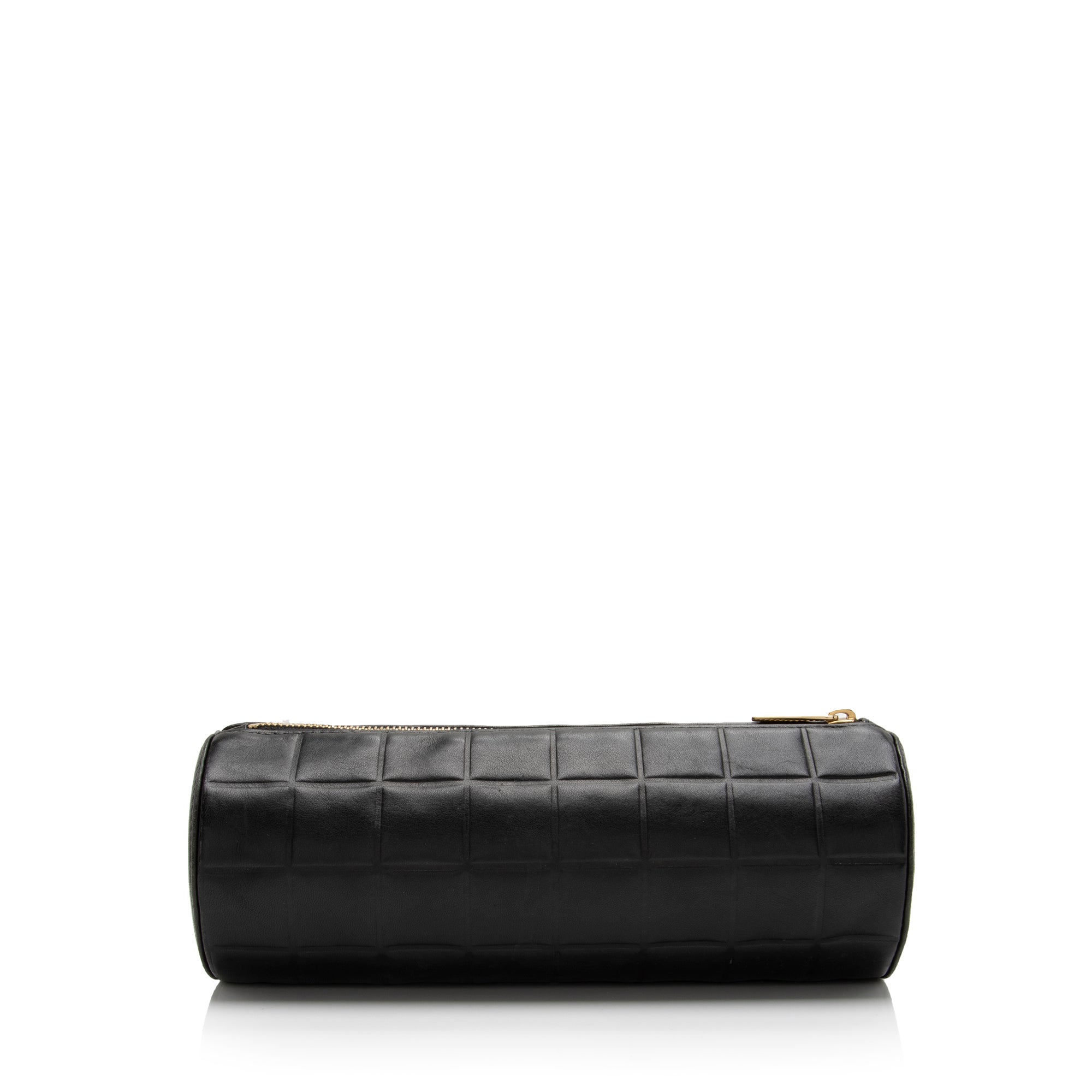 Chanel Vintage Lambskin CC Chocolate Bar Cosmetic Pouch (SHF-Yt3PcN)