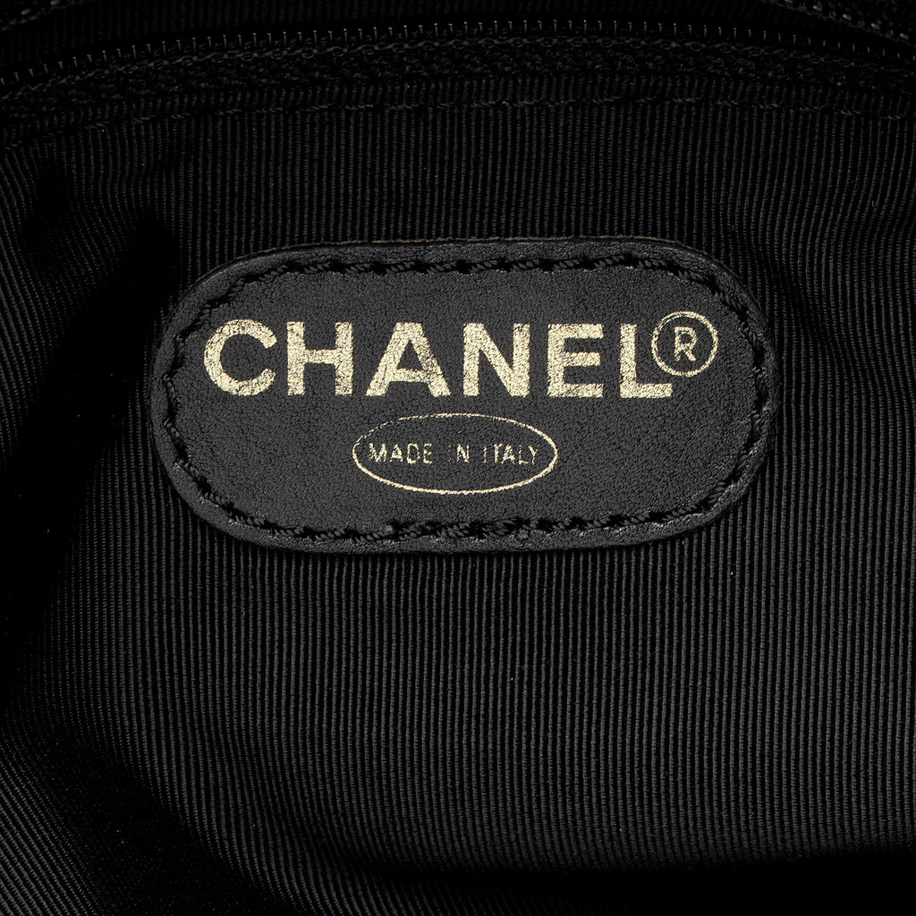 Chanel Vintage Lambskin CC Logo Tote (SHF-22846)