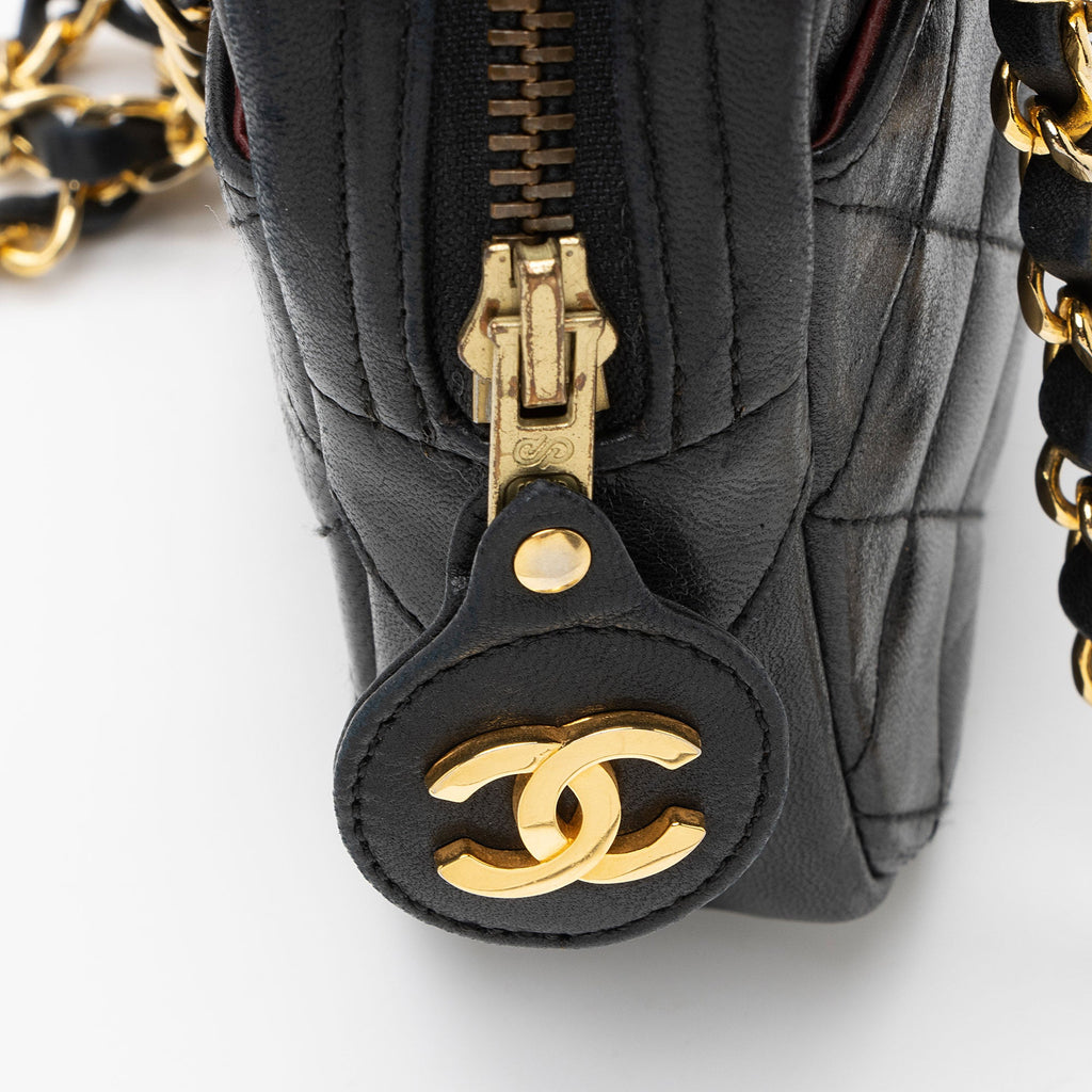 Chanel Vintage Lambskin Chain Camera Bag